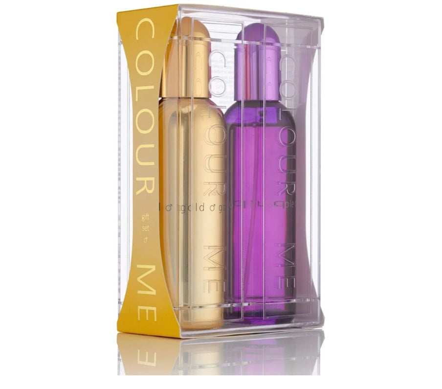 COLOUR ME Gold Homme & COLOUR ME Purple